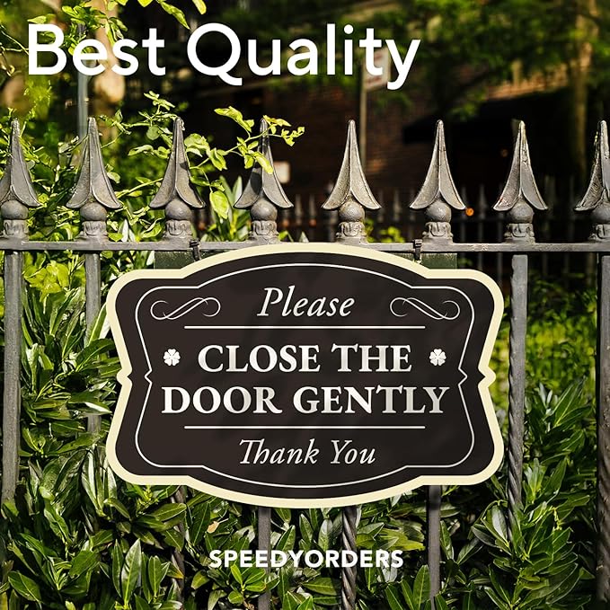 Custom Decorative Outdoor Metal Sign - Personalized Aluminum Sign, Waterproof, Black Charcoal 12x8 In