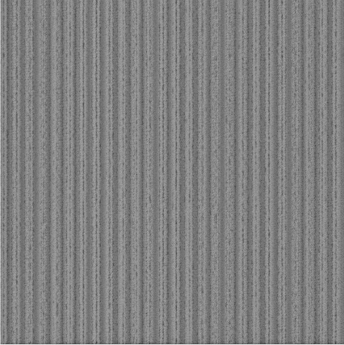 Ottomanson 2'7" x 15' Hallway Runner with Scraper Pile - Extra Durable Non-Slip Rug Mat for Indoor & Outdoor Use - Ideal for Kitchen, Entryway & Garage - High-Traffic Carpet, Gray