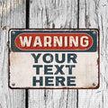Custom Sign, Personalized Metal Signs, Customize for Office, Business, Workplace, Office, Home, Delivery Signs, Metal Sign With Your Own Image, Text,Photo, Pets, Kids Art Made in USA (Design 1)