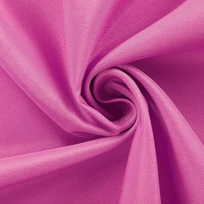 Efavormart 54x54 Fushia Wholesale Linens Seamless Polyester Square Linen Tablecloth for Wedding Banquet Party Restaurant