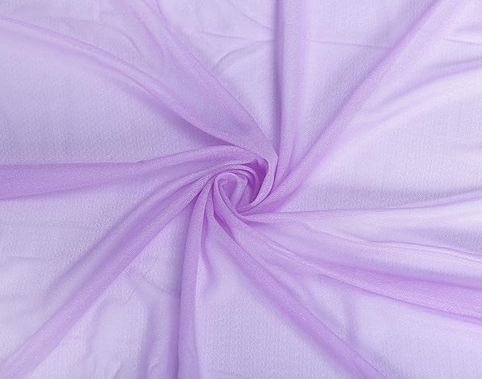 MDS Halloween Chiffon Table Runner - 5 Pack, 29 x 170 Inches, 14ft Each - Sheer Spooky Table Runners for Haunted House Parties, Trick-or-Treat Tables, Witchy Décor, Wedding & Events - Orchid
