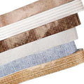 Fabric-Patterned Washi Sticker Set, 6 Rolls Vintage Stickers for Scrapbooking, Journaling, DIY Crafts, and Decorative Wrapping