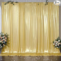 Outpain 10x10ft Gold Sequin Backdrop Curtains -Heavy Duty Gold Photography Backdrops with Non-Shedding Glitter, Wrinkle-Free Stage Drapes for Wedding/Christmas/Studio Shoots (5x10ft 2 Panels)