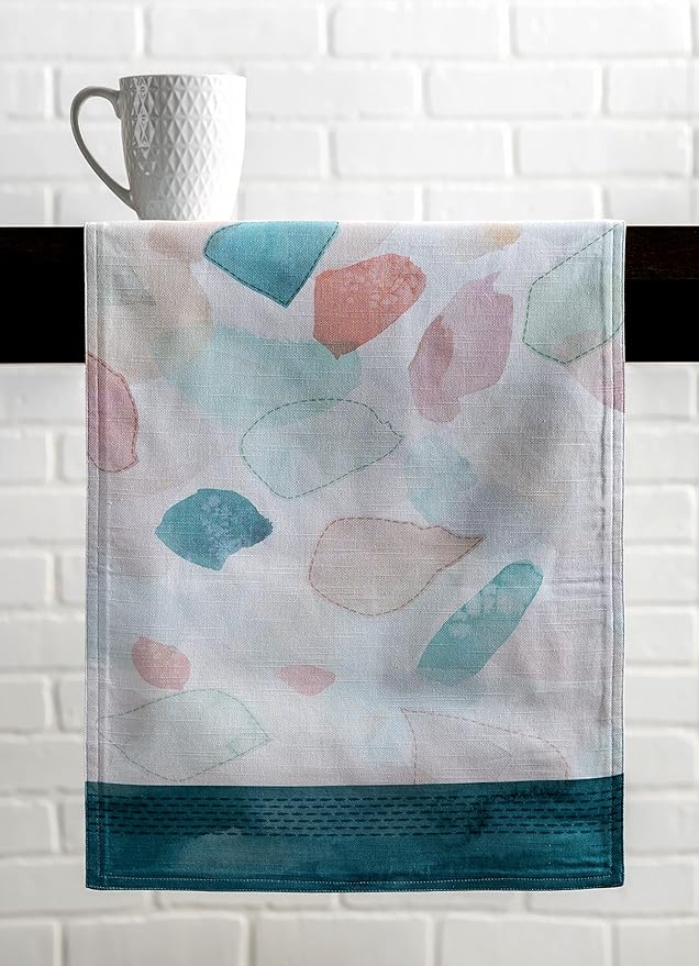 Maison d' Hermine Table Runner 100% Cotton Double Layer Table Runners 72 inches Long Decorative for Home Kitchen Dining Party Wedding Bridal Shower Spring Summer (Summer Picnic, 14.50" x 72")