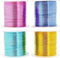 Mandala Crafts 16 Gauge Anodized Aluminum Craft Wire for Jewelry Making - 400 FT Colored Flexible Pastel Wire - Bendable for Bonsai Armature Crafting Sculpting