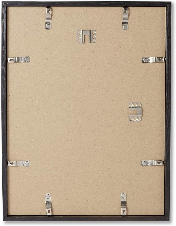 Opposite Wall - 50x70 cm - Black Oak Wood Picture Frame - Lightweight, Versatile & Shatterproof - Wall Hanging Photo or Poster Frame - 19 3/4 x 27 1/2 in - 2 Pack