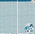 BRAVESHINE Blue Party Snowflake Backdrop - 2 Pack Hanging Foil Fringe Snow Flakes Party Streamers Curtain for Christmas Winter-Themed Frozen Birthday Baby Shower Holiday New Year Party Decorations