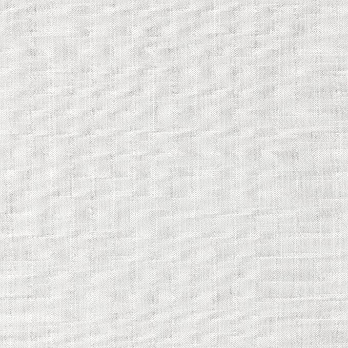 ZeeMart Linen Textured Border Table Runner, 14 x 90 Inch White, Farmhouse Style White Table Runners 90 Inches Long, Easy Care Everyday Polyester Table Runner
