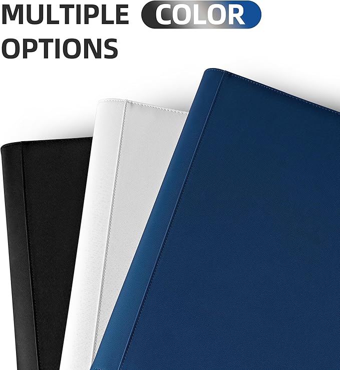 16 Pockets Premium Card Binder 1024 Cards Trading Card Binders Side Load Card Storage Display Album(16 Pocket 1024 Card Slot,Blue)