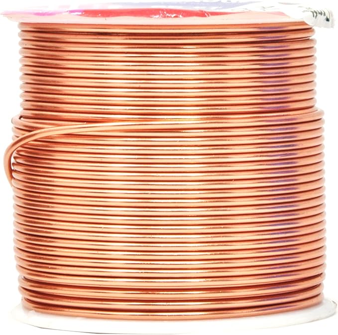 Mandala Crafts 16 Gauge Anodized Aluminum Craft Wire for Jewelry Making – 390 FT Colored Flexible Silver Copper True Blue Black Red Kelly Green Wire - Bendable for Bonsai Armature Crafting Sculpting