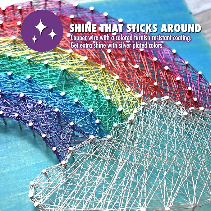 Artistic Wire, 18 Gauge Silver Plated Tarnish Resistant Colored Copper Craft Wire, Seafoam Green, 20 ft