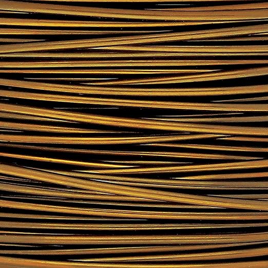 The Beadsmith Wire Elements Craft Wire – Tarnish Resistant, Soft Temper, Round, Vintage Bronze Color – 0.64mm, 22 Gauge, 15 Yard Spool – Jewelry Making, Wire Wrapping, Floral, & Other DIY Crafts…