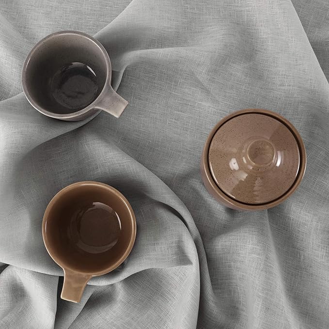 Solino Home Linen Tablecloth 60 x 108 Inch - Classic Hemstitch 100% Pure Linen Soft Grey Table Cloth for Rectangle Tables - Machine Washable Tablecloth for Fall, Autumn, Thanksgiving, Christmas