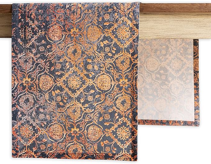 Maison d' Hermine Table Runner 100% Cotton Single Layer Table Runners 48 inches Long for Thanksgiving Christmas Decorations Home Kitchen Dining Party Wedding (Imperfection, 14.5" x 48")