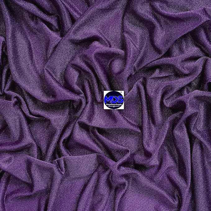 MDS Halloween Chiffon Draping Fabric - 1 Panel, 30" Wide x 20ft Long - Sheer Spooky Arbor & Canopy Drapery for Haunted House Backdrops, Party Ceilings, DIY Costumes & Themed Events - Cadbury Purple