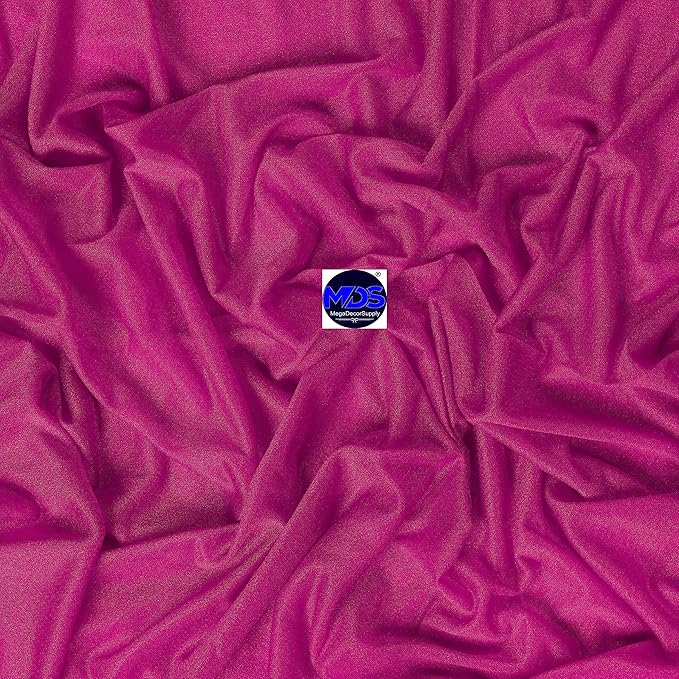 MDS Halloween Chiffon Draping Fabric - 2 Panel, 30" Wide x 40ft Long - Sheer Spooky Arbor & Canopy Drapery for Haunted House Backdrops, Party Ceilings, DIY Costumes & Themed Events - Magenta
